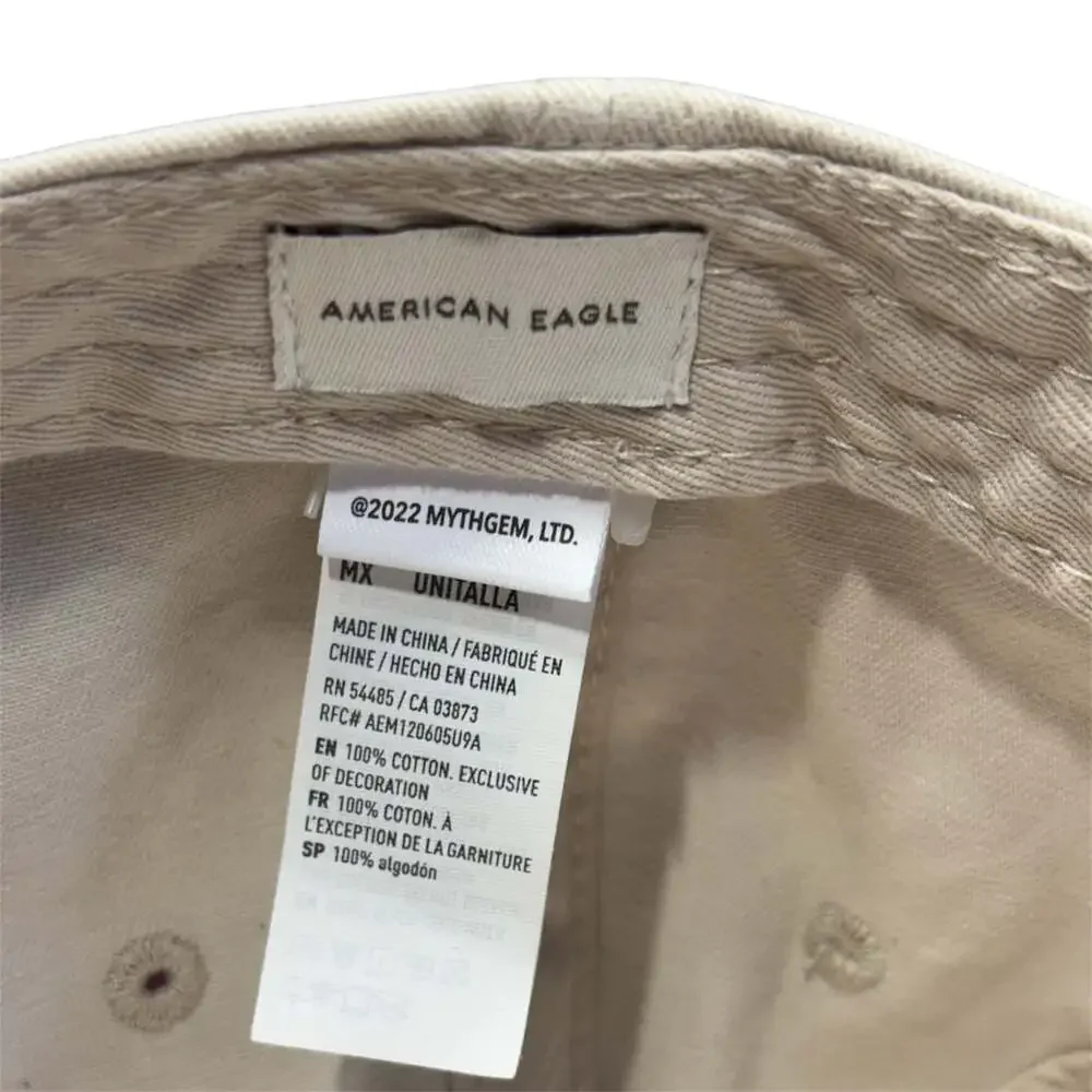 American Eagle Led Zeppelin Beige Dad Cap Baseball Hat